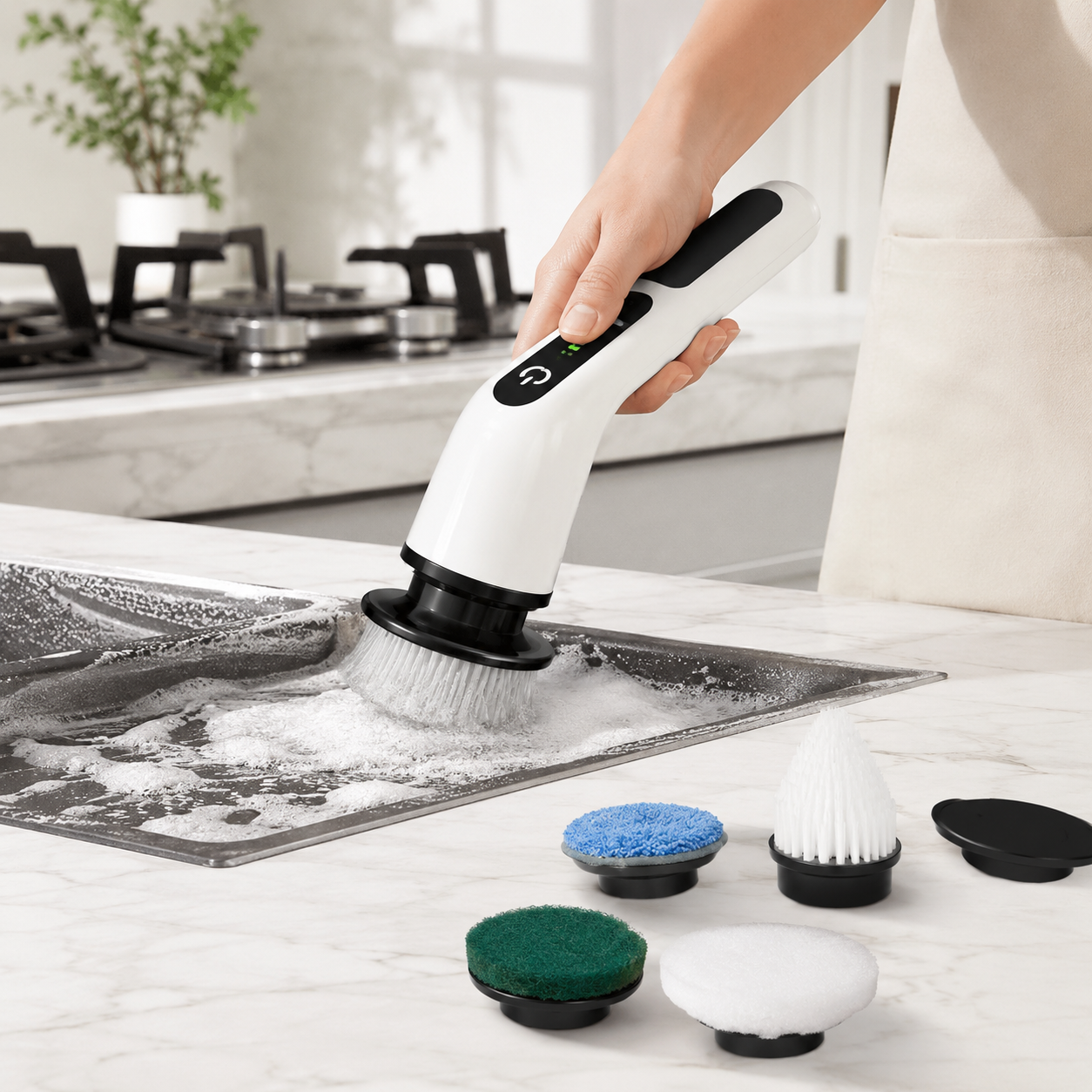 Velvé Pro 8-in-1 Electric Spin Scrubber