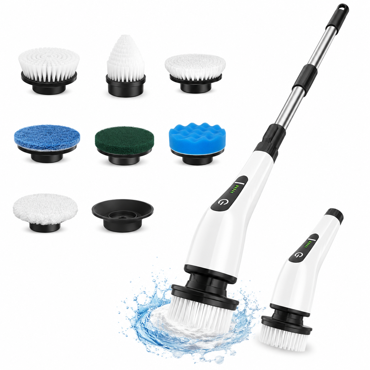 Velvé Pro 8-in-1 Electric Spin Scrubber