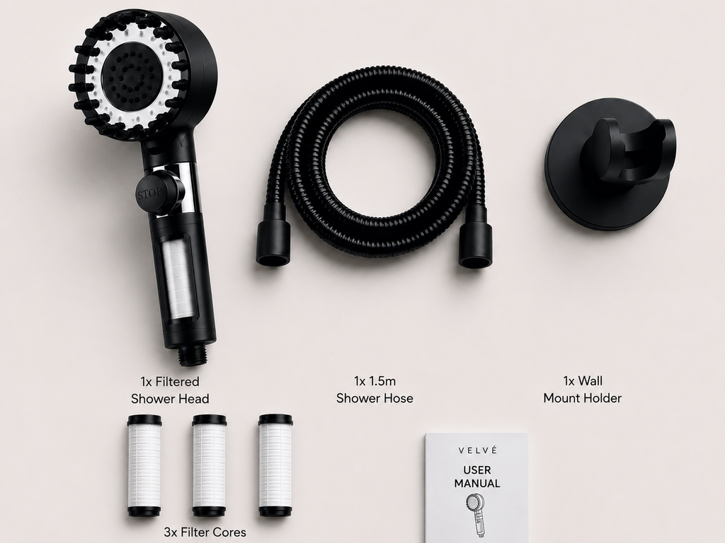 Velvé Pro Handheld Filtered Showerhead
