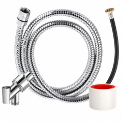 Velvé Pro shower kit with stainless-steel hose