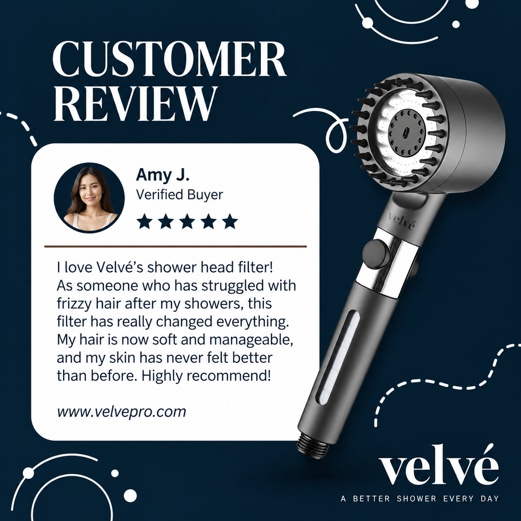 Velvé Pro Handheld Filtered Showerhead