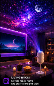 Mini Galaxy Star Projector