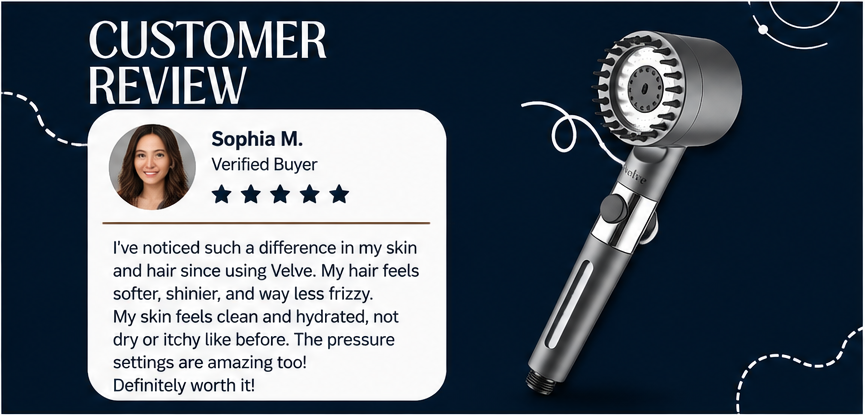 Velvé Pro Handheld Filtered Showerhead